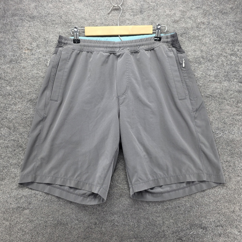 Birddogs Shorts Mens XL Gray Lined Athletic 9 Inseam Pockets Quick Dry Stretch